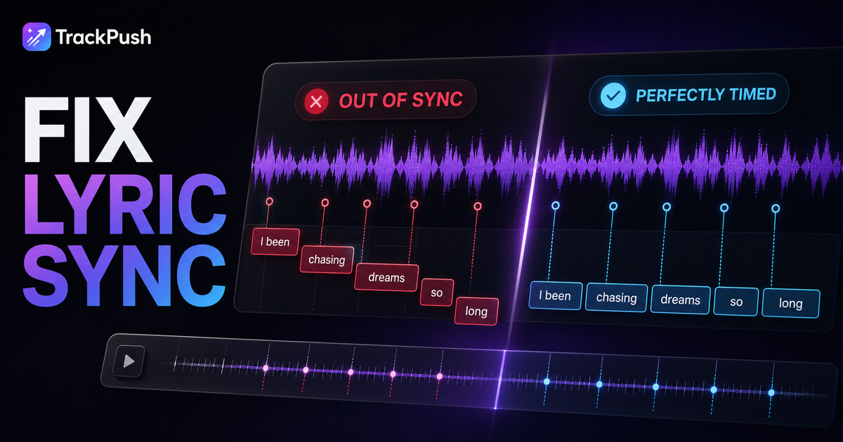 How to Fix Wrong or Out-of-Sync Lyrics in a Suno Video — TrackPush