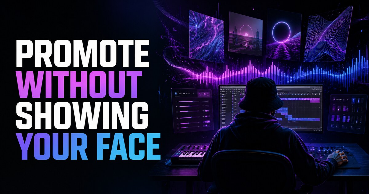 How to Promote Your Music Without Showing Your Face — TrackPush